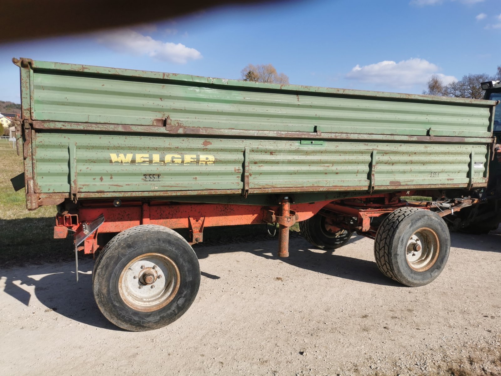 Anhänger van het type Welger Dk, 3 seitenkipper, Gebrauchtmaschine in Wolferstadt (Foto 3)