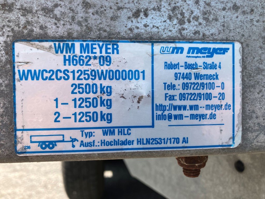 Anhänger del tipo WM Meyer HLC, Gebrauchtmaschine en Schwarzhäusern (Imagen 5)