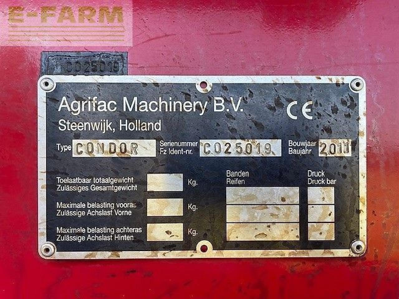 Anhängespritze of the type Agrifac condor 5000l 33m hta, Gebrauchtmaschine in gg VEGHEL (Picture 18)