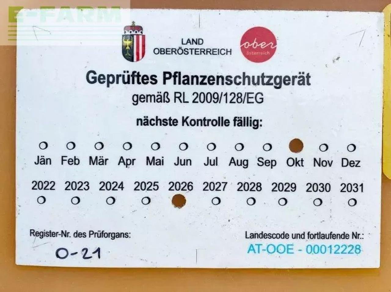 Anhängespritze des Typs Amazone uf 1200 feldspritze, Gebrauchtmaschine in SANKT MARIENKIRCHEN BEI SCHÄRDING (Bild 9)