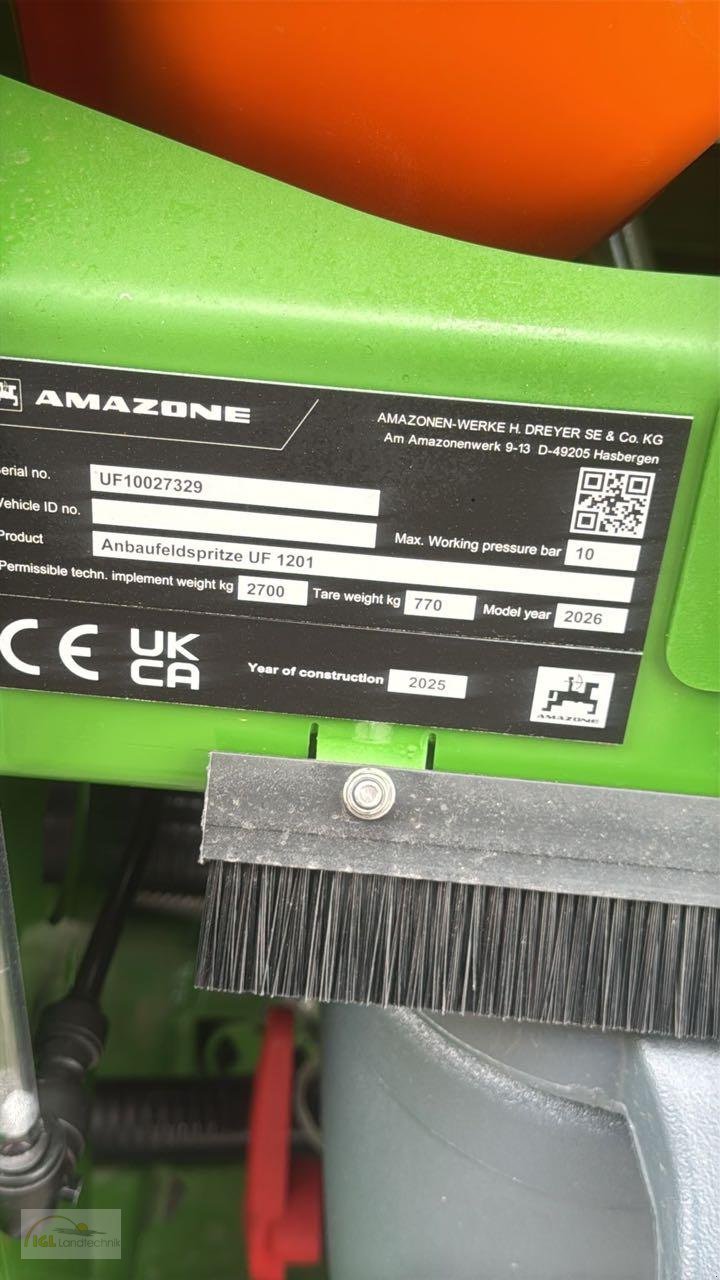 Anhängespritze typu Amazone UF 1201, Neumaschine w Pfreimd (Zdjęcie 8)