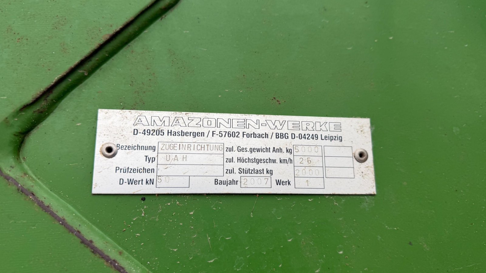 Anhängespritze van het type Amazone UX 3200 MED 24 METER BOM!, Gebrauchtmaschine in Nørager (Foto 5)