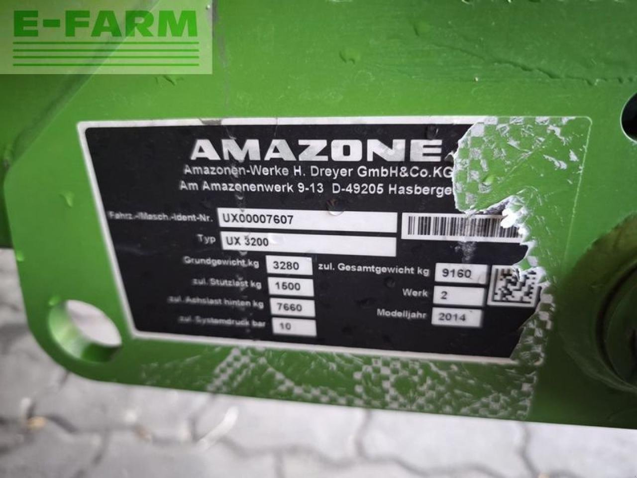 Anhängespritze tip Amazone ux 3200 special feldspritze gezogen, Gebrauchtmaschine in SANKT MARIENKIRCHEN BEI SCHÄRDING (Poză 13)