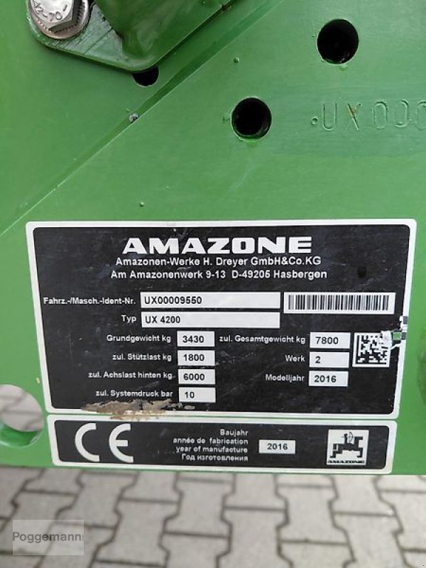 Anhängespritze van het type Amazone UX 4200, Gebrauchtmaschine in Bad Iburg - Sentrup (Foto 17)