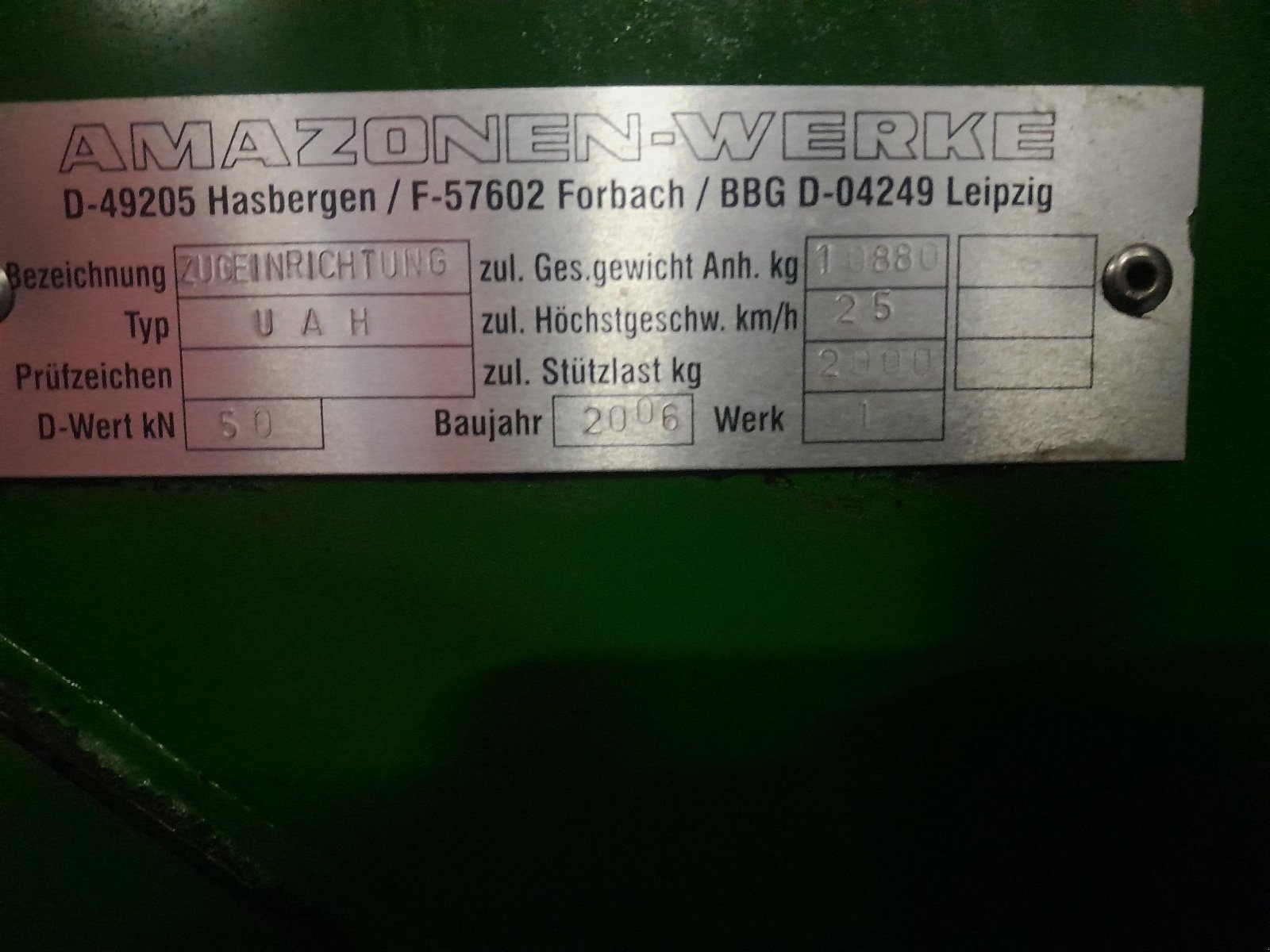 Anhängespritze typu Amazone UX 5200 36M, Gebrauchtmaschine w Thisted (Zdjęcie 6)