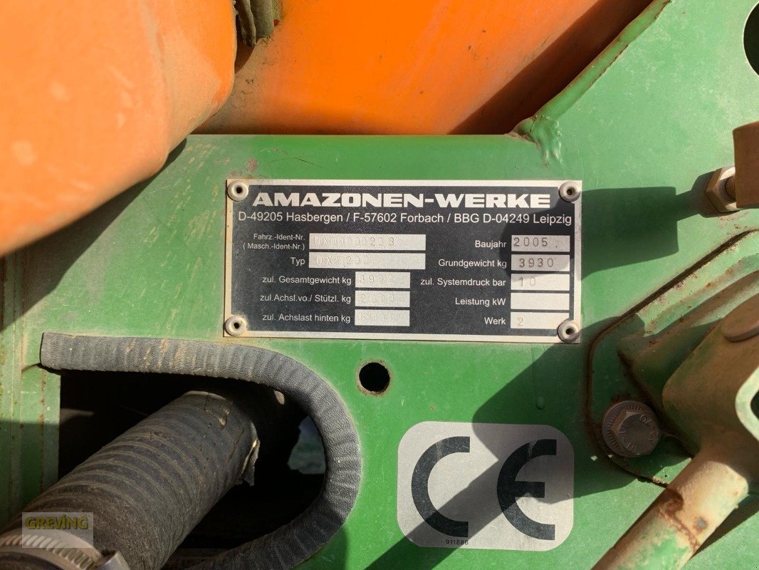Anhängespritze типа Amazone UX 5200 Super, Gebrauchtmaschine в Wettringen (Фотография 19)