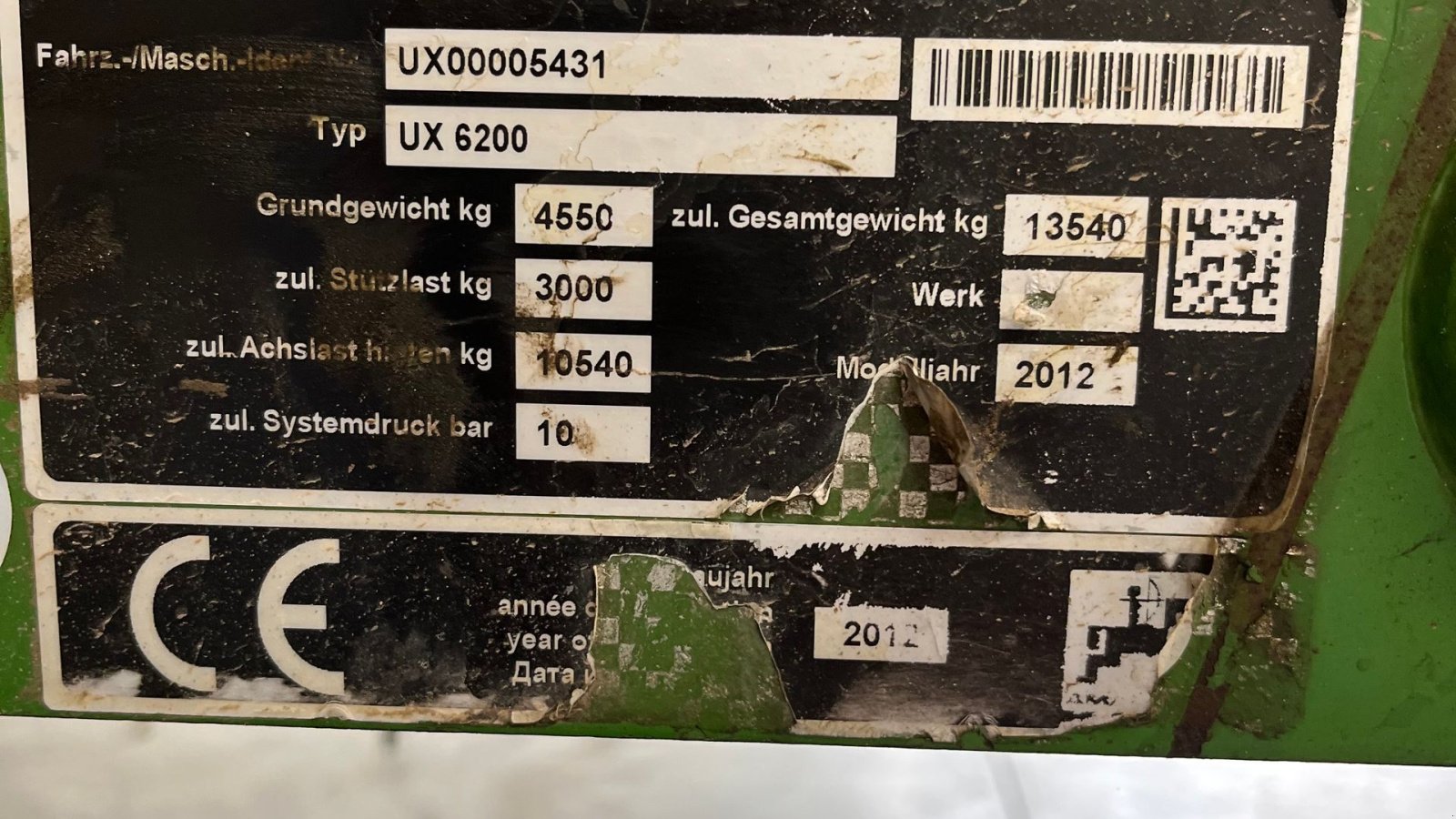 Anhängespritze of the type Amazone UX 6200 36 M, Gebrauchtmaschine in Maribo (Picture 8)