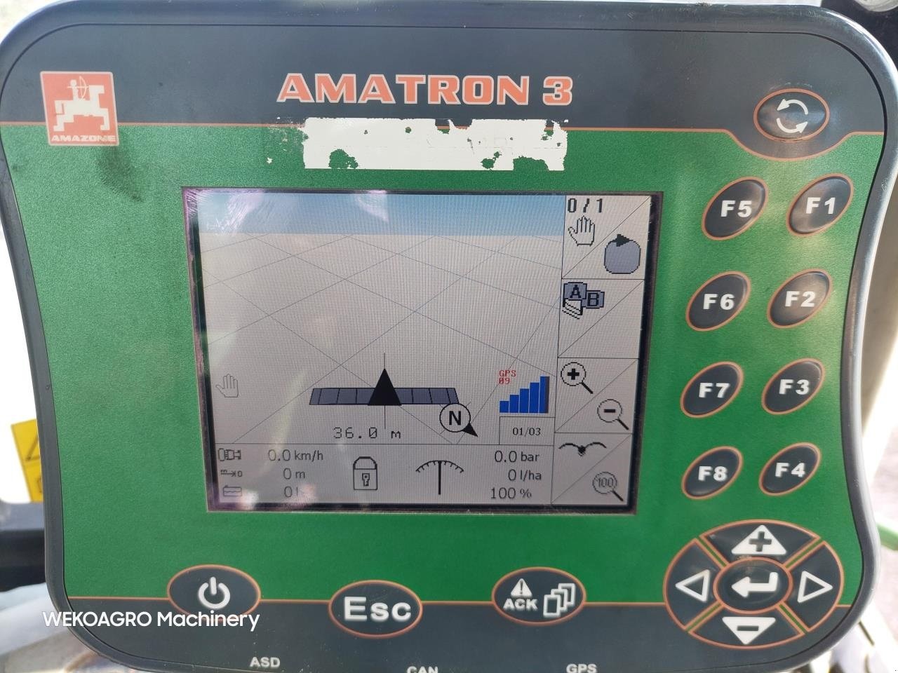 Anhängespritze typu Amazone UX 6200 Super 36-24m med GPS, Gebrauchtmaschine v Hammel (Obrázek 13)