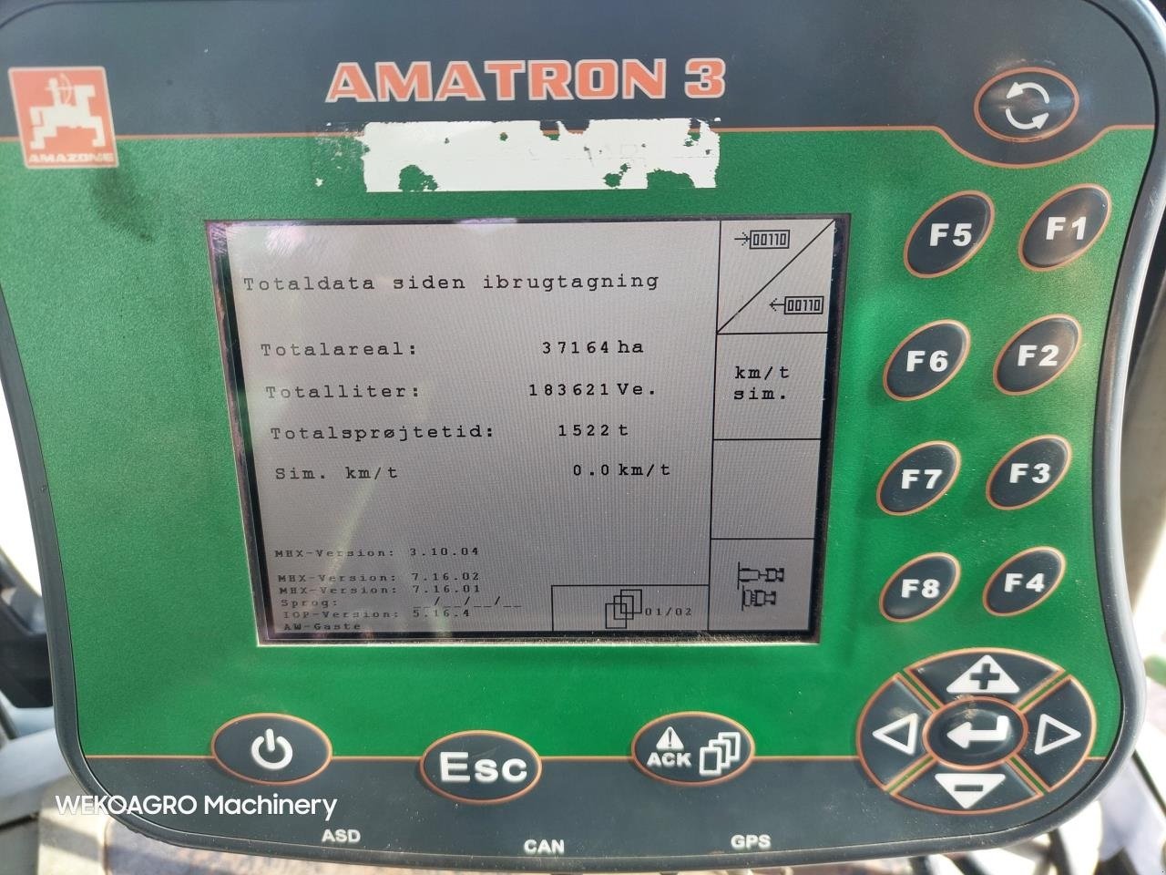 Anhängespritze typu Amazone UX 6200 Super 36-24m med GPS, Gebrauchtmaschine v Hammel (Obrázek 15)