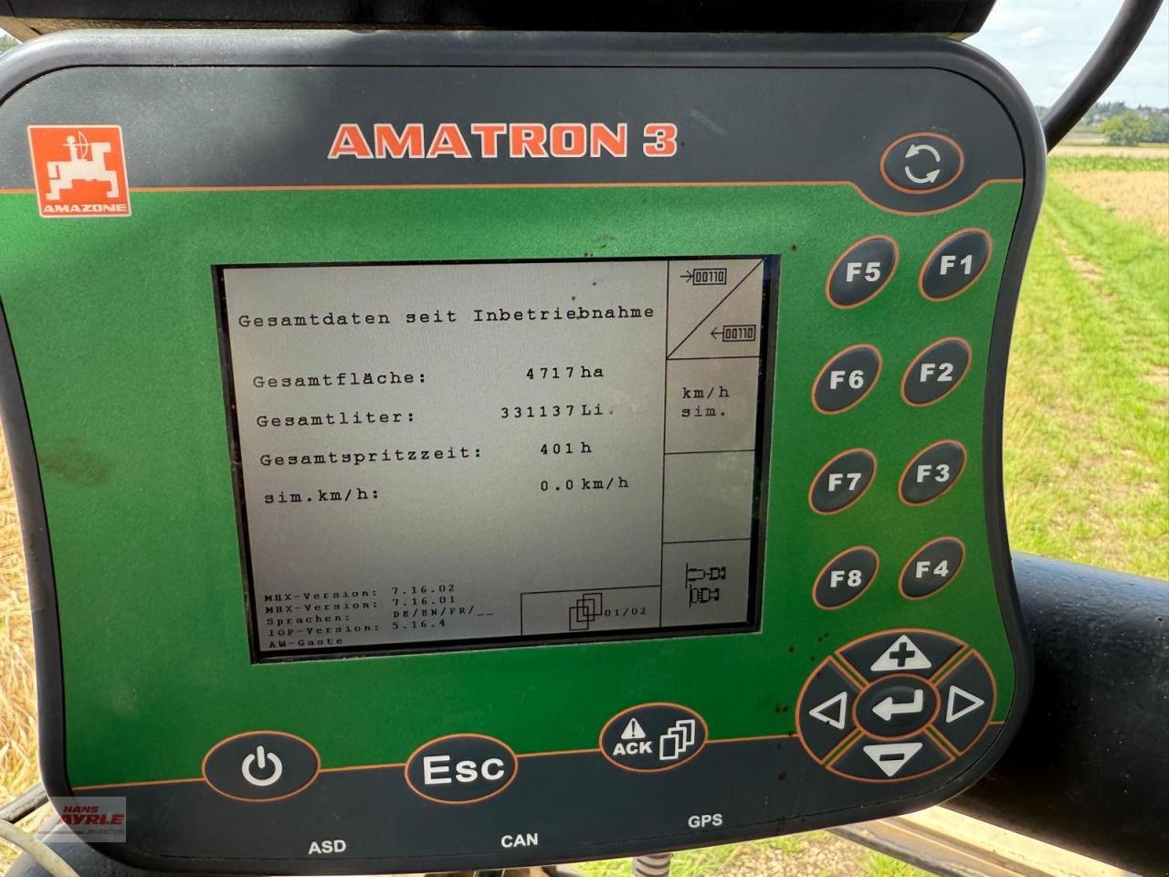 Anhängespritze Türe ait Amazone Zetor - Amazone RP6-018 Selbstfahrer, Gebrauchtmaschine içinde Steinheim (resim 8)