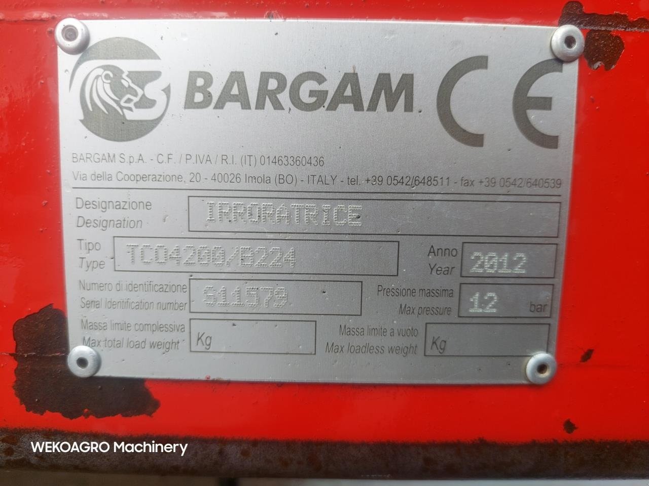 Anhängespritze del tipo Bargam Compact 4200 28m, Gebrauchtmaschine In Hammel (Immagine 16)