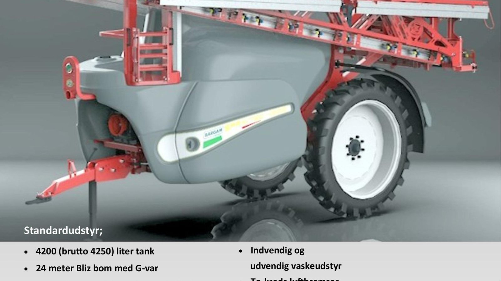 Anhängespritze of the type Bargam Spraytec 4200-24 m Bliz G-var - KAMPAGNE, Gebrauchtmaschine in Sabro (Picture 4)