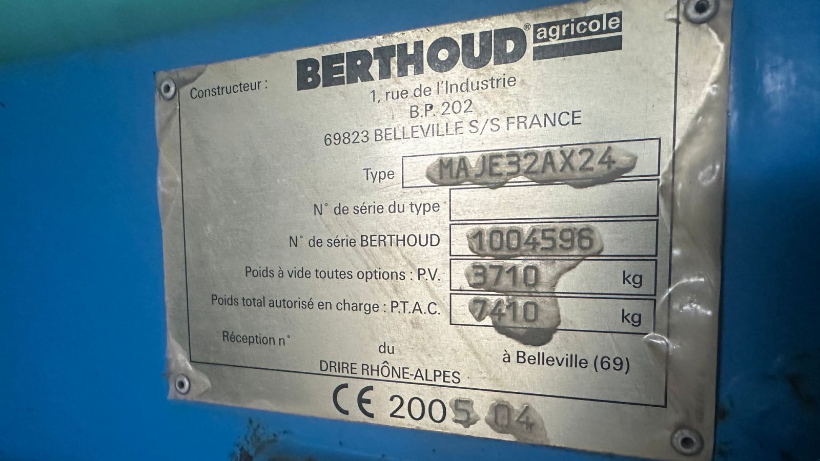 Anhängespritze typu Berthoud Major 3200 - 24, Gebrauchtmaschine v Roskilde (Obrázek 9)