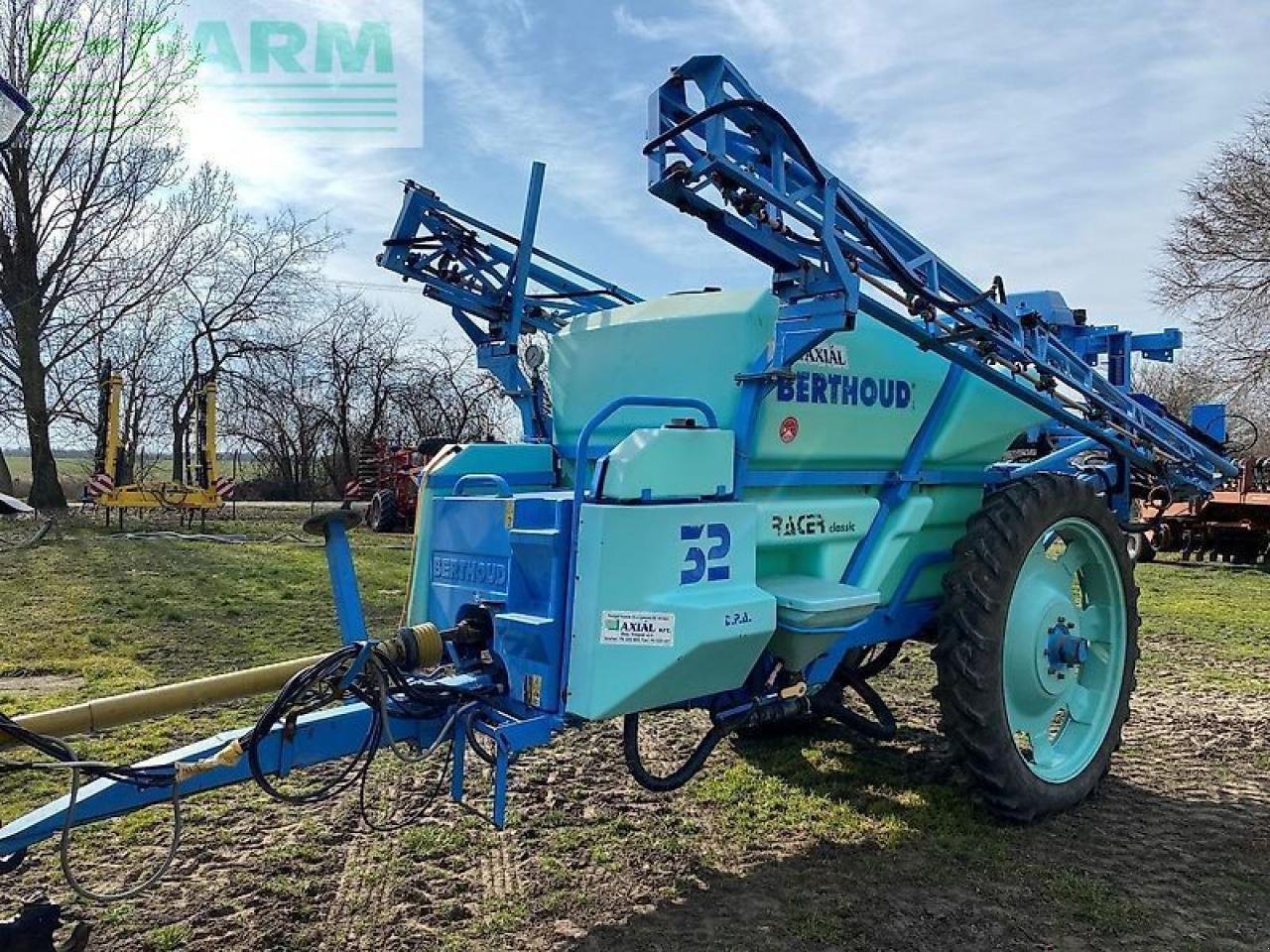 Anhängespritze des Typs Berthoud racer classic 32, Gebrauchtmaschine in SZEGED (Bild 1)