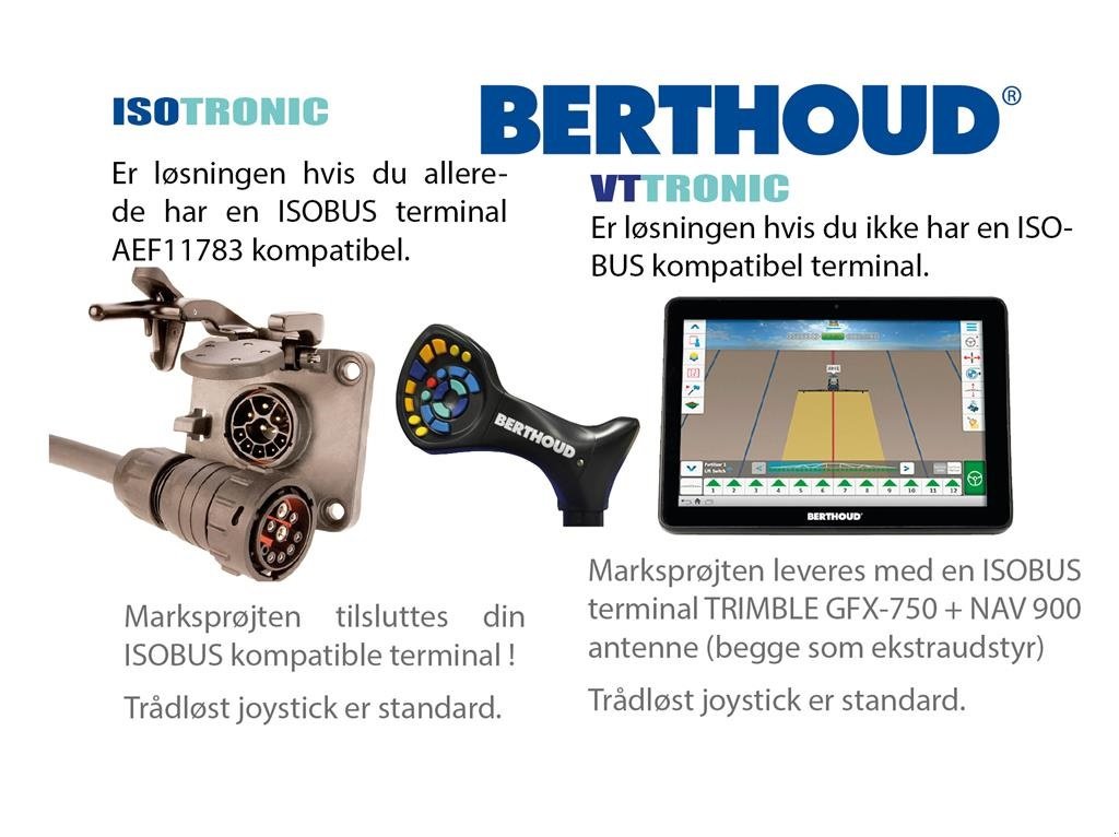 Anhängespritze za tip Berthoud Tracker NS IsoBus, Gebrauchtmaschine u Ringsted (Slika 6)