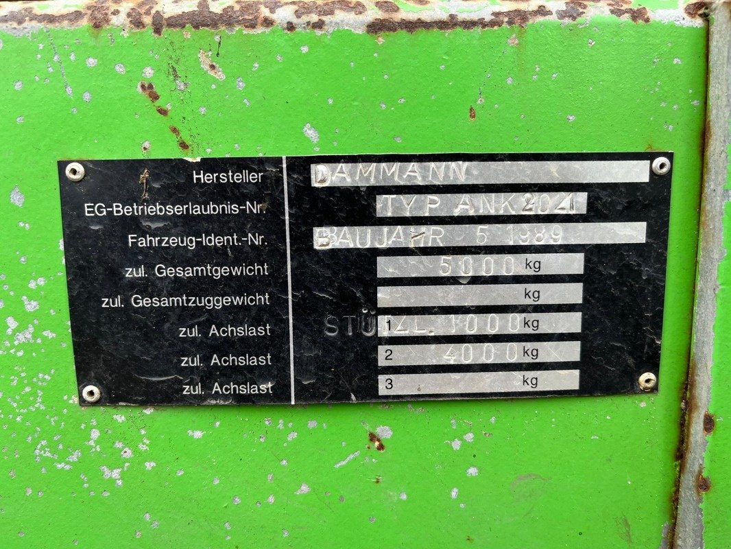 Anhängespritze типа Dammann ANK 2021, Gebrauchtmaschine в Sittensen (Фотография 15)