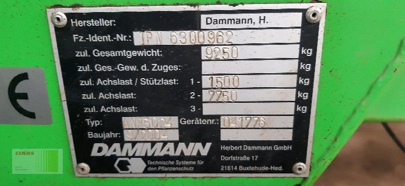 Anhängespritze of the type Dammann ANP 5024 Classic, Gebrauchtmaschine in Schenefeld (Picture 12)