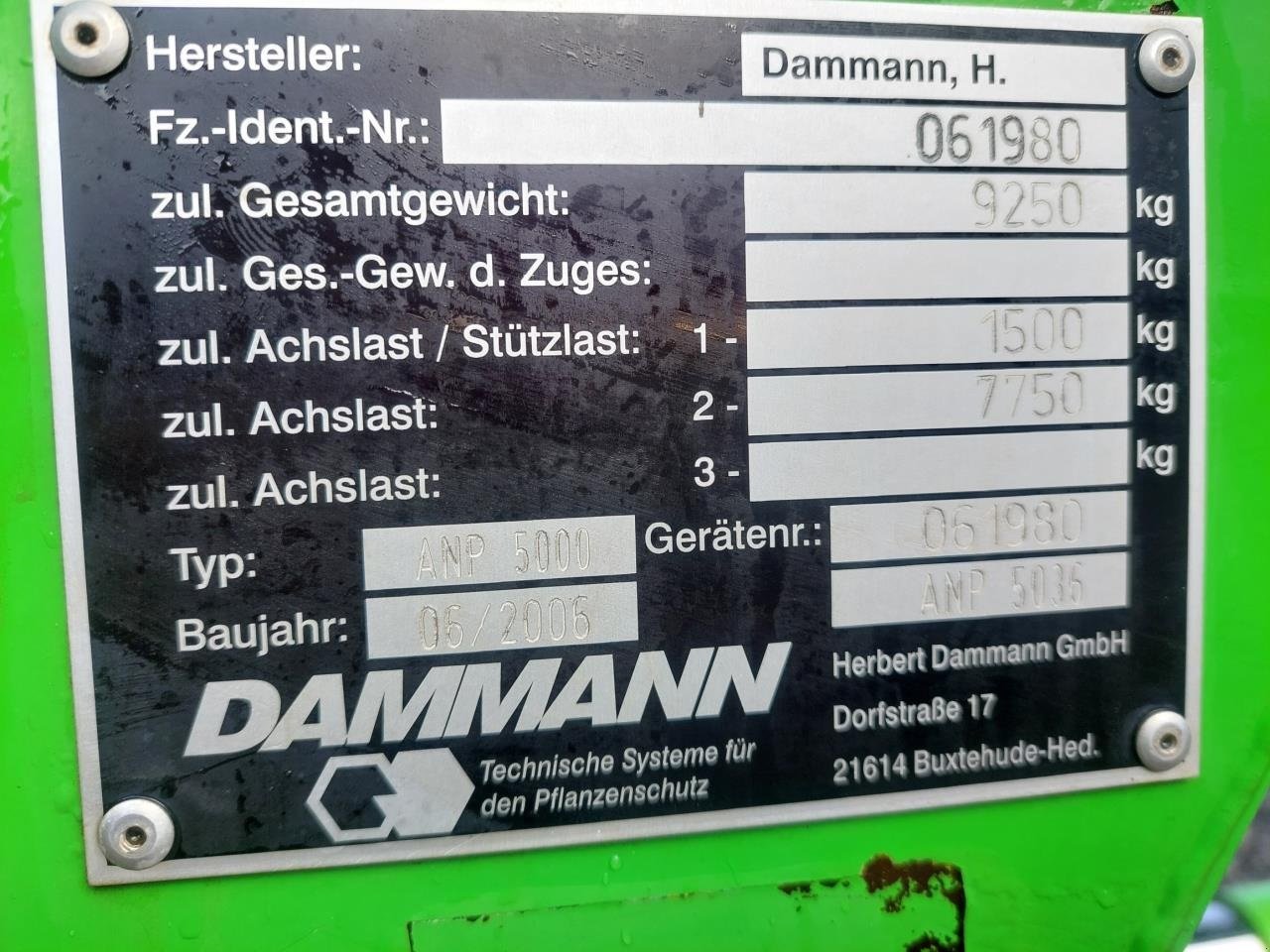 Anhängespritze typu Dammann ANP 5036 Profi Class, Gebrauchtmaschine v Hammel (Obrázek 16)