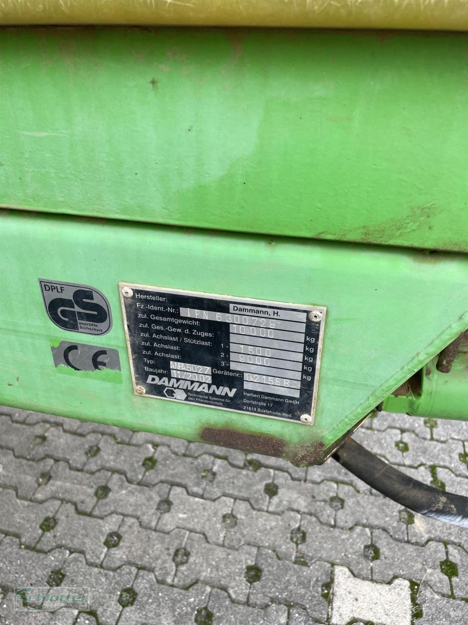Anhängespritze типа Dammann ANPA 5027, Gebrauchtmaschine в Idstein-Wörsdorf (Фотография 4)