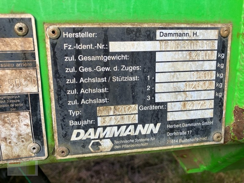 Anhängespritze of the type Dammann ANPA 7024, Gebrauchtmaschine in Risum-Lindholm (Picture 2)