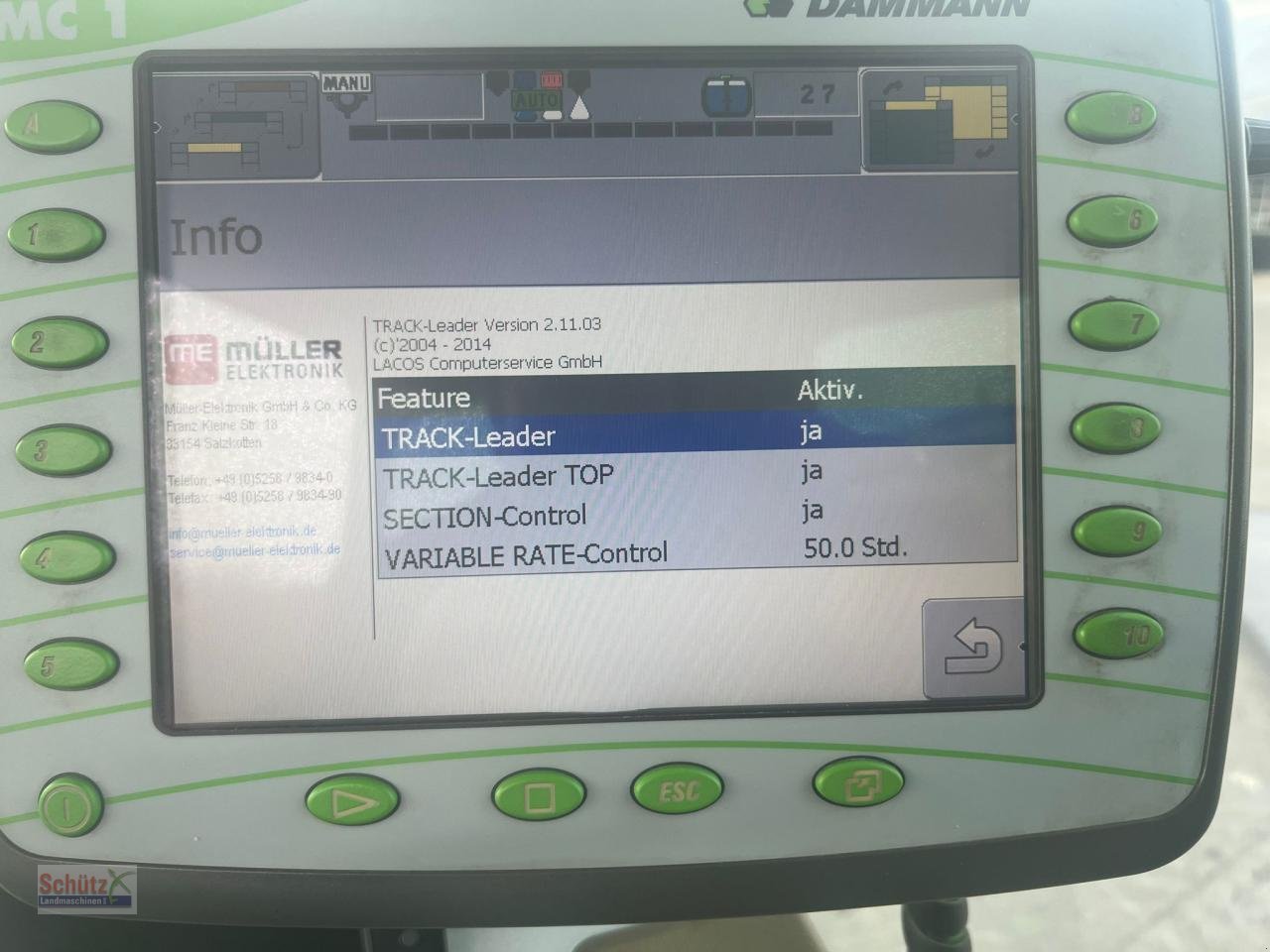 Anhängespritze des Typs Dammann DT 2500H S4 PRO CONTROL 36/18m Allrad, Gebrauchtmaschine in Schierling (Bild 27)