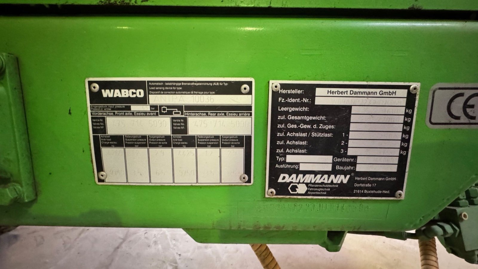 Anhängespritze typu Dammann Profi 10036 DAS, Gebrauchtmaschine v Sakskøbing (Obrázok 4)