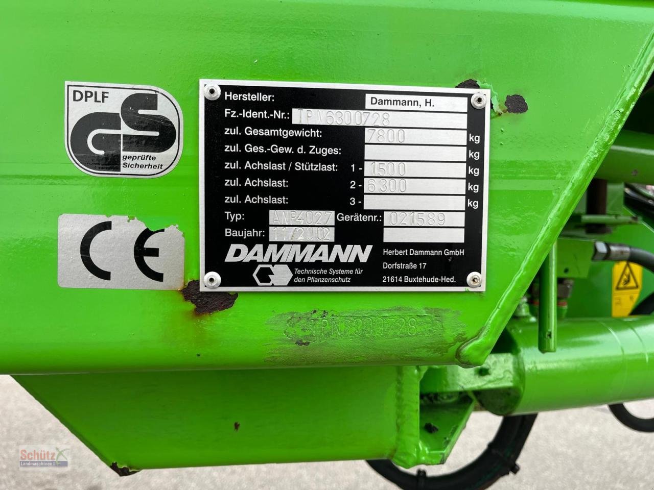 Anhängespritze za tip Dammann Profi Class 4027, Distance Control, Section Control, Gebrauchtmaschine u Schierling (Slika 13)