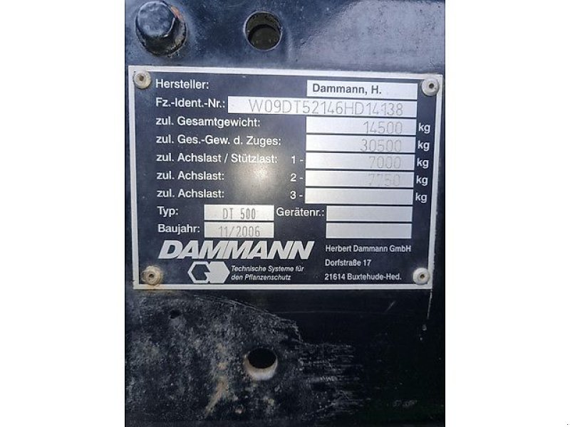 Anhängespritze typu Dammann Profi-Class, Gebrauchtmaschine v Kaunas (Obrázek 4)