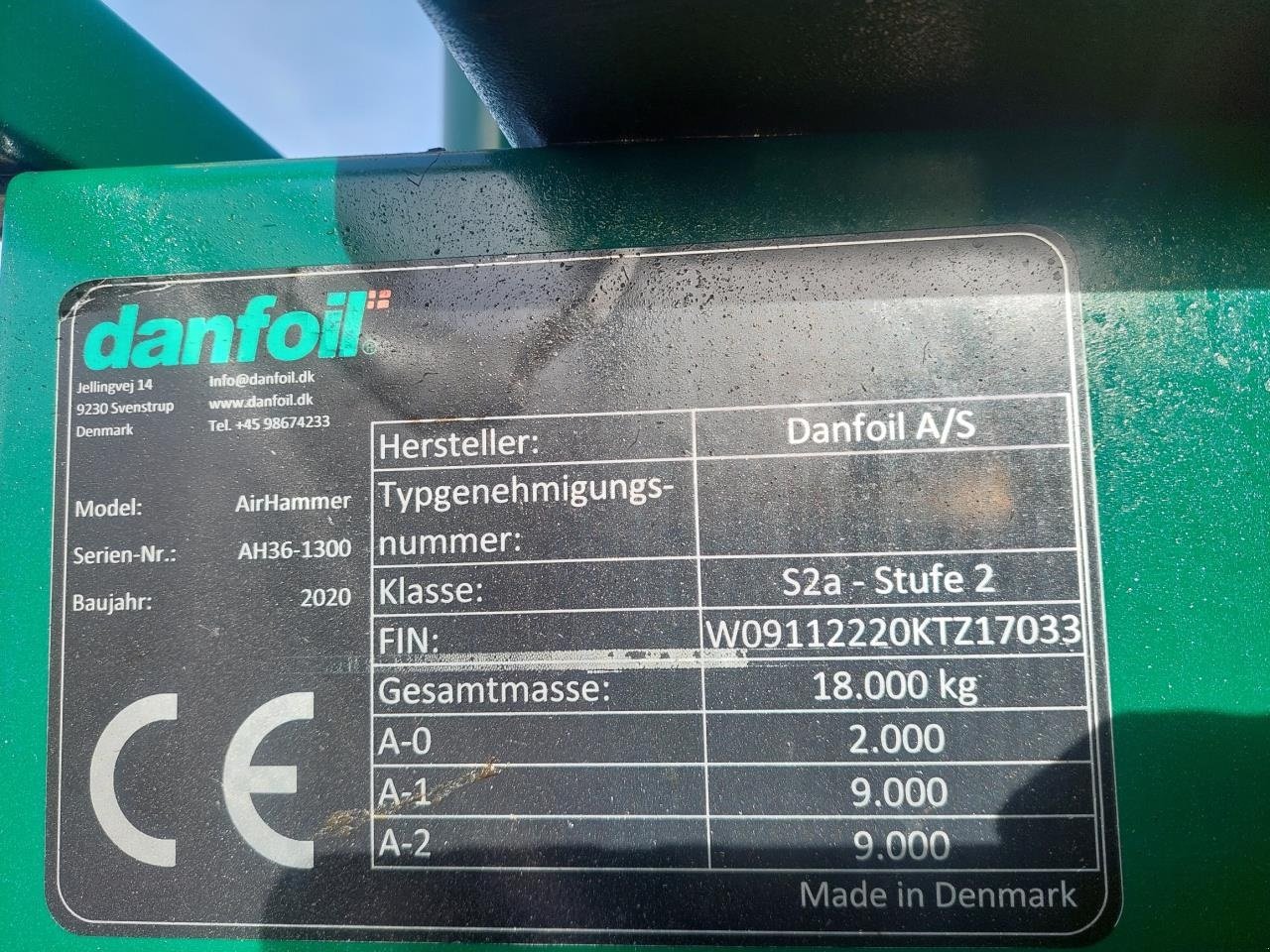 Anhängespritze des Typs Danfoil AirHammer 10.000 L -36m, Gebrauchtmaschine in Hammel (Bild 16)