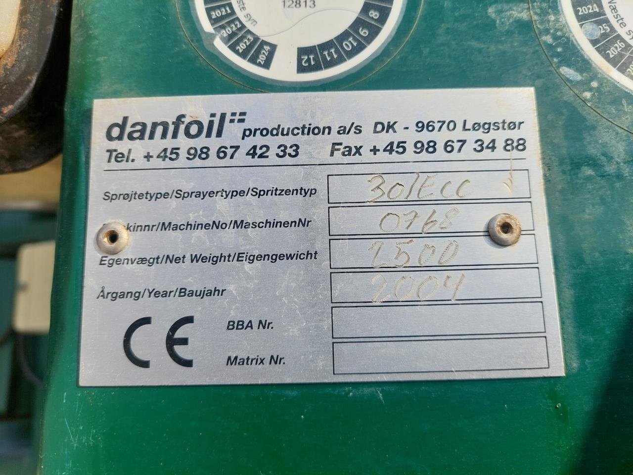 Anhängespritze typu Danfoil ConCorde 3000L - 30m, Gebrauchtmaschine v Hammel (Obrázek 16)