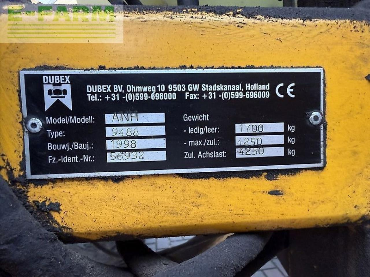 Anhängespritze του τύπου Dubex junior 2427, Gebrauchtmaschine σε gg VEGHEL (Φωτογραφία 24)
