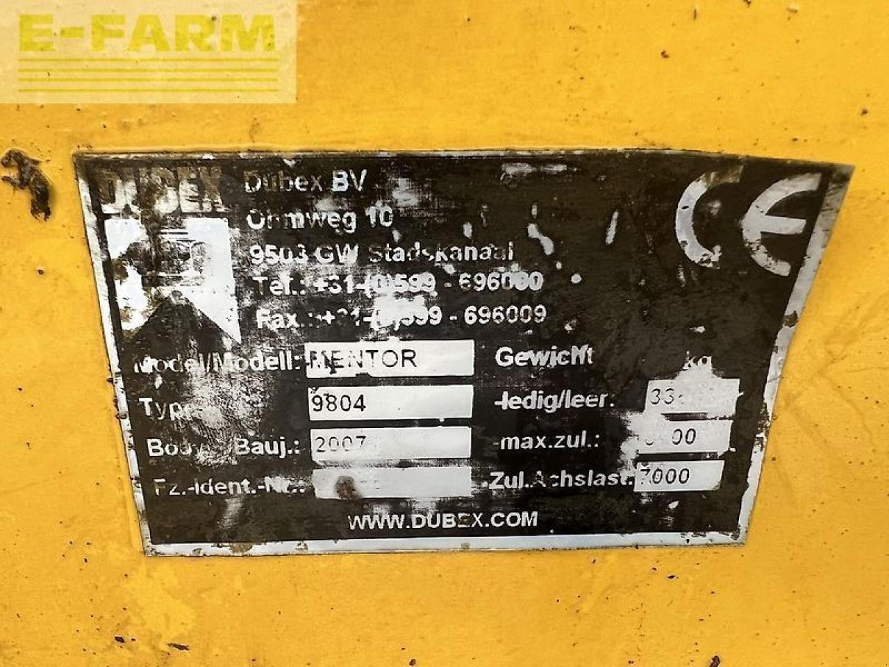 Anhängespritze типа Dubex mentor 9804, Gebrauchtmaschine в ag BROEKLAND (Фотография 15)