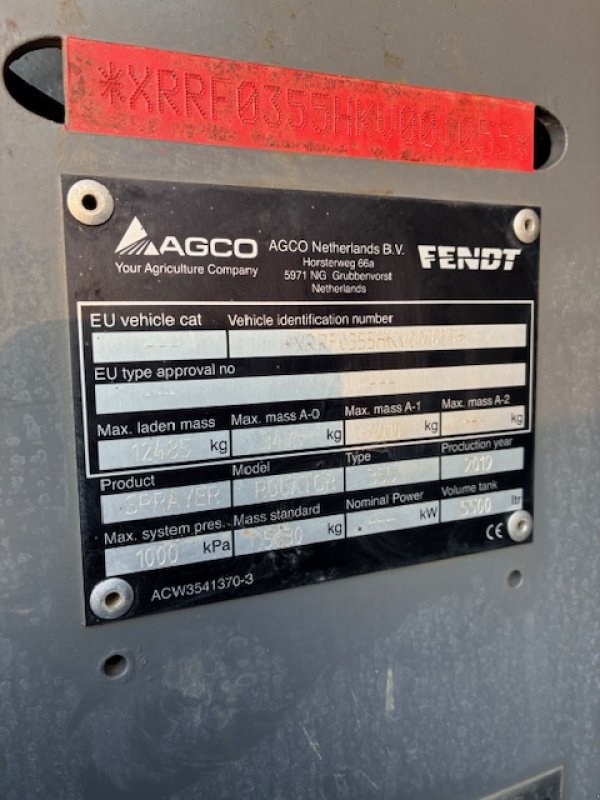 Anhängespritze des Typs Fendt Rogator 355, Gebrauchtmaschine in Ebeleben (Bild 8)