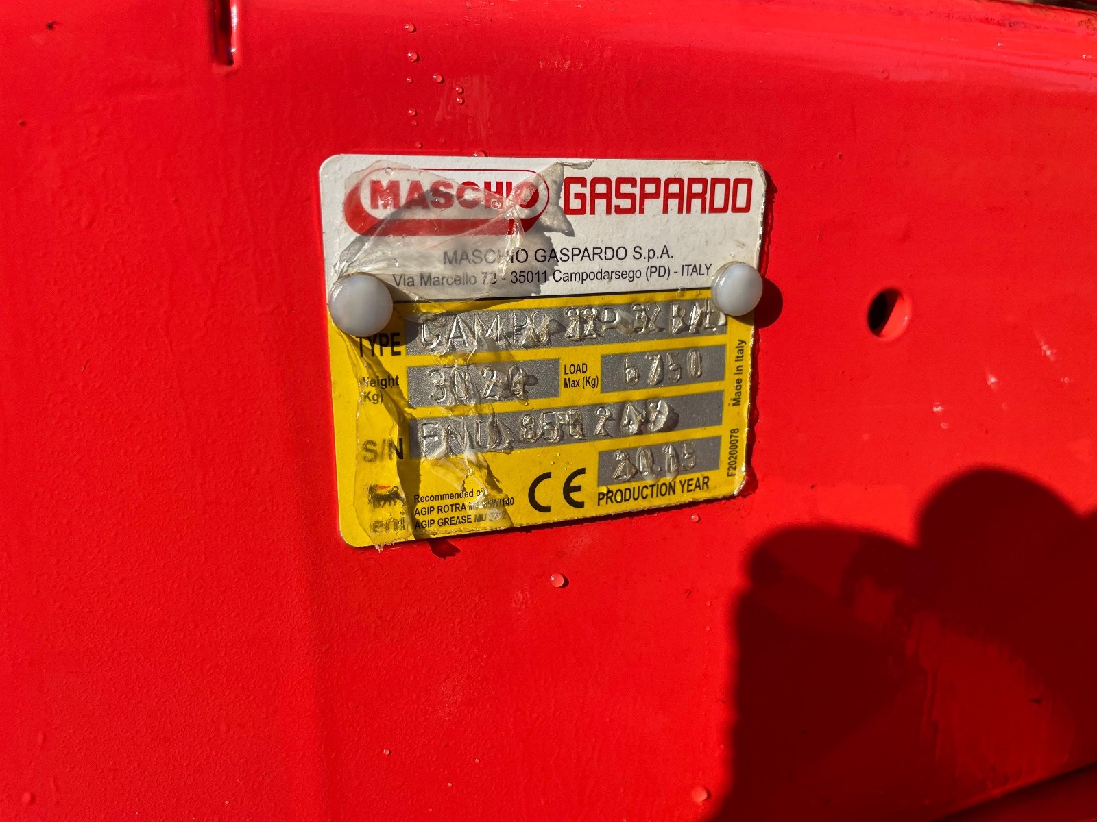 Anhängespritze типа Gaspardo Campo 32, Gebrauchtmaschine в Kronach (Фотография 7)