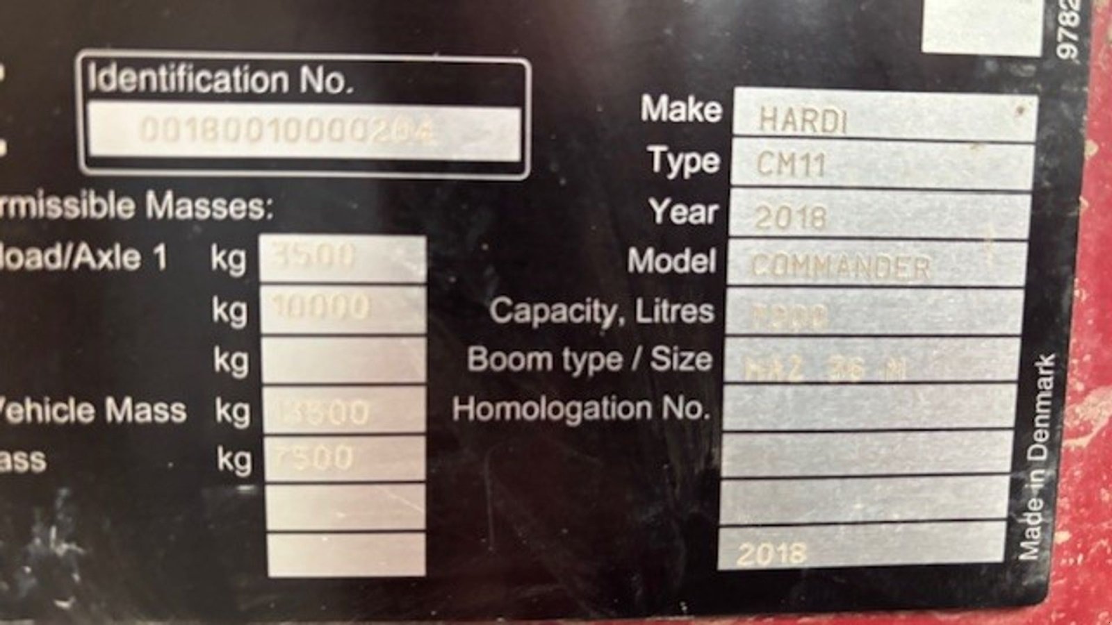 Anhängespritze van het type Hardi 36m Commander 7000i Twin Force, Gebrauchtmaschine in Sakskøbing (Foto 4)