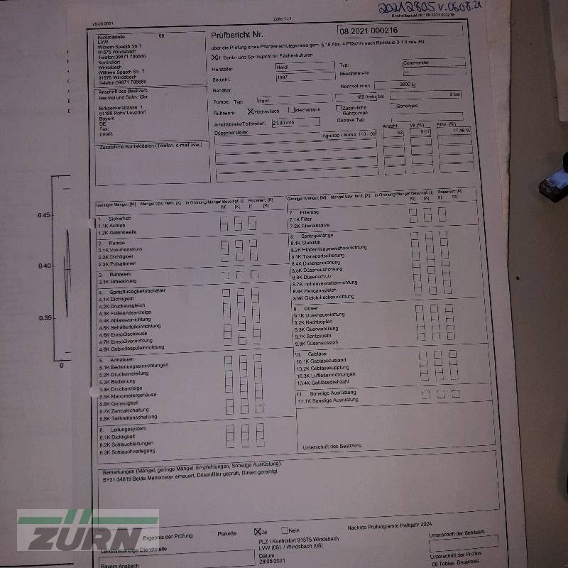 Anhängespritze typu Hardi Commander 21-HAC, Gebrauchtmaschine v Windsbach (Obrázek 19)