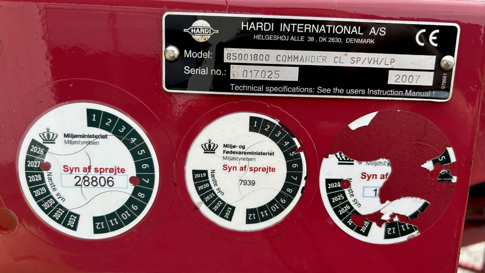 Anhängespritze of the type Hardi Commander 2800 Classic synet klar til brug, Gebrauchtmaschine in Thorsø (Picture 20)