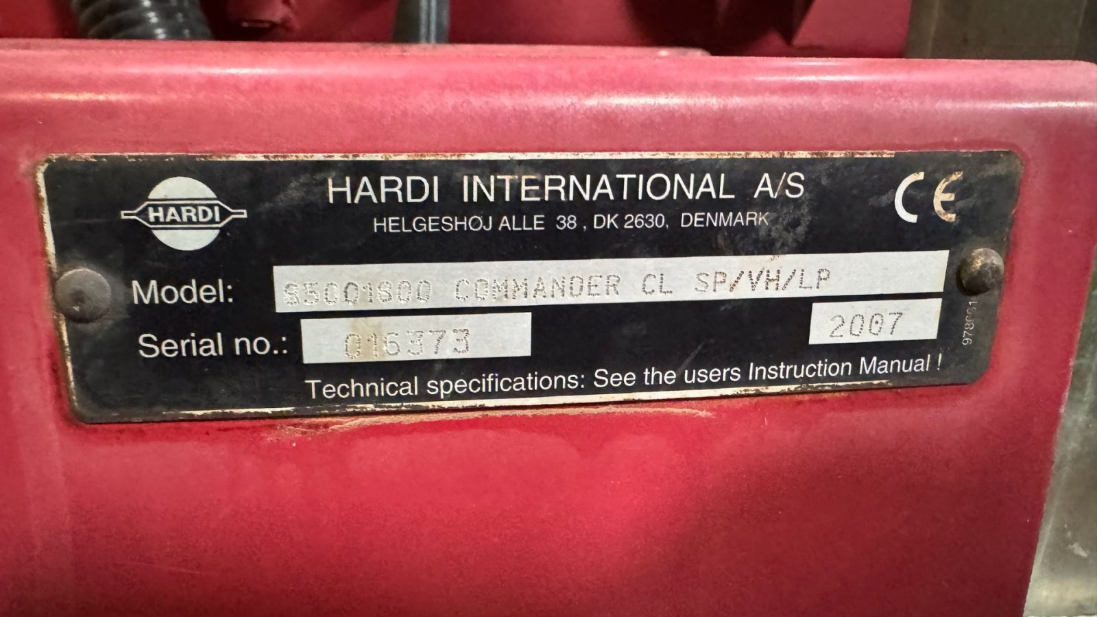 Anhängespritze tip Hardi Commander 2800, Gebrauchtmaschine in Ringe (Poză 3)