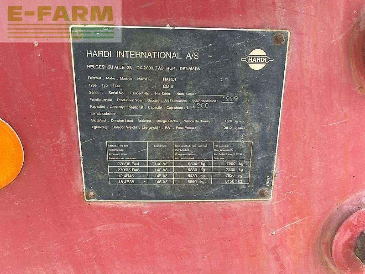 Anhängespritze a típus Hardi commander 4200, Gebrauchtmaschine ekkor: SZEGED (Kép 18)