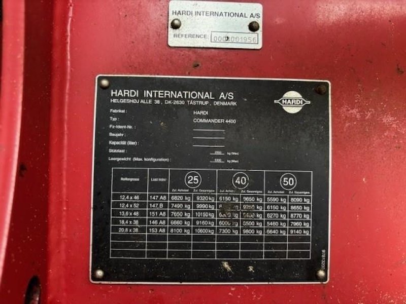 Anhängespritze del tipo Hardi COMMANDER 4400 I, Gebrauchtmaschine In Rødding (Immagine 13)