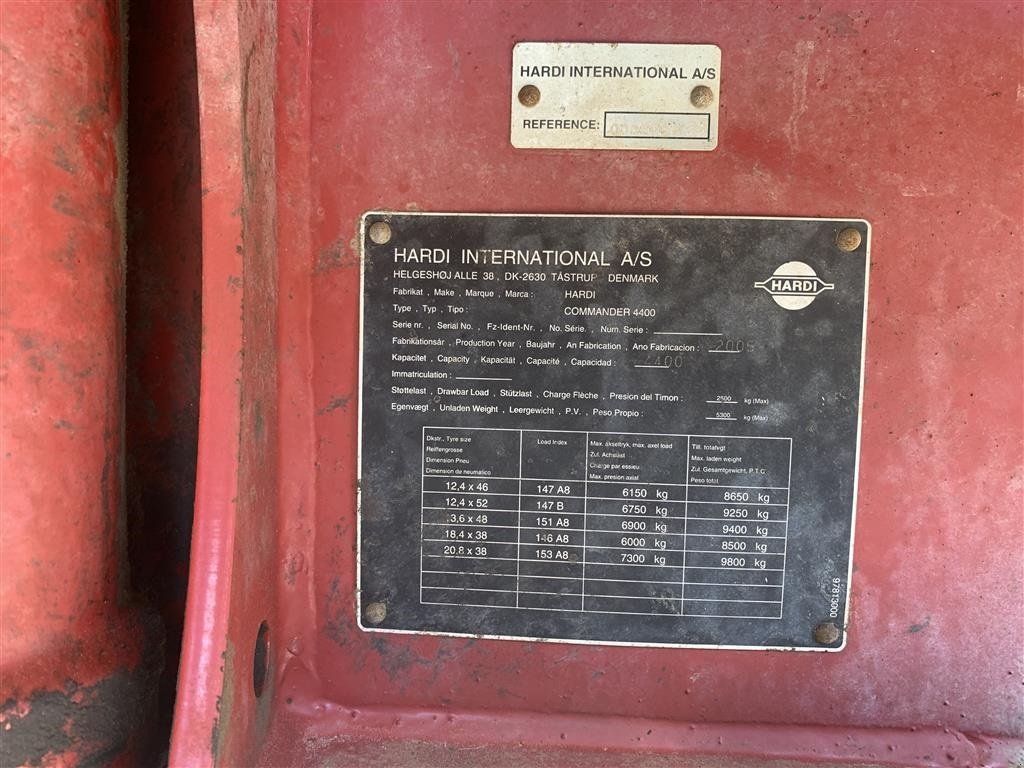 Anhängespritze del tipo Hardi Commander 4400 twin force 24 mtr HAZ  -  safe-Track - HC 6500  computer, Gebrauchtmaschine In Tinglev (Immagine 13)