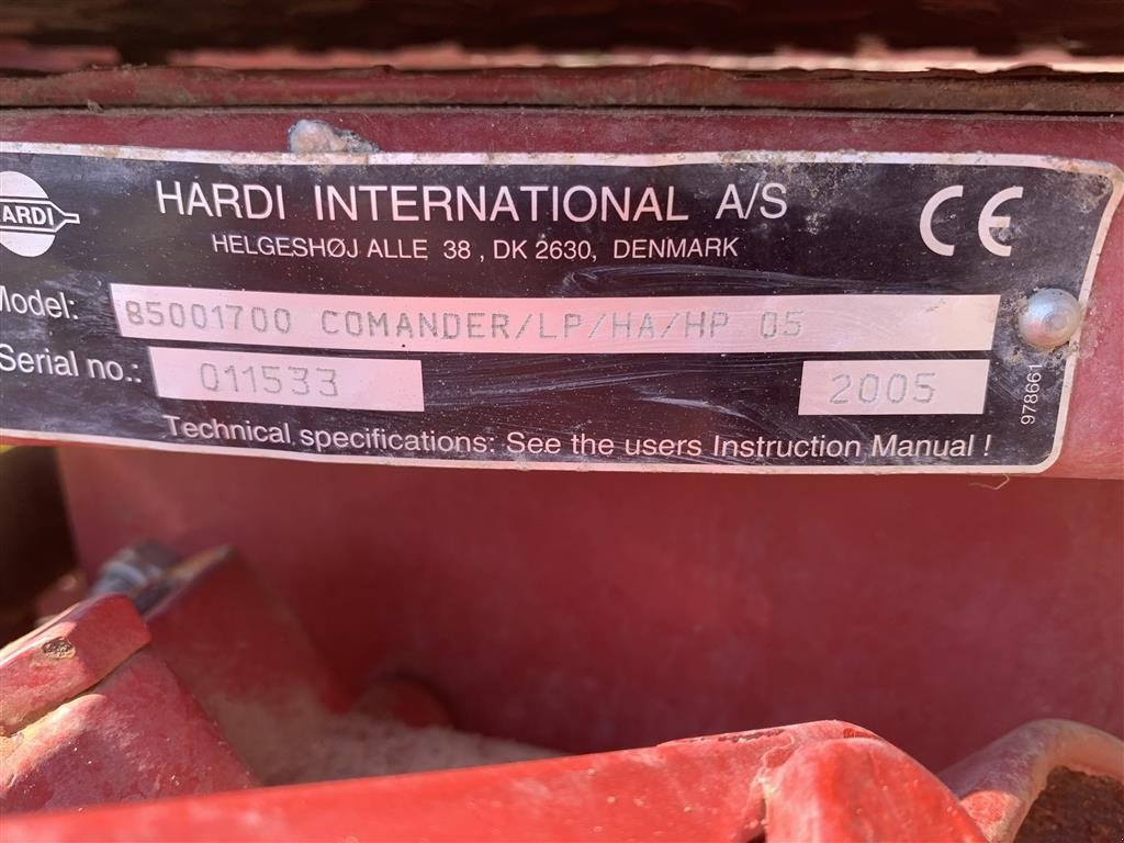 Anhängespritze del tipo Hardi Commander 4400 twin force 24 mtr HAZ  -  safe-Track - HC 6500  computer, Gebrauchtmaschine In Tinglev (Immagine 12)