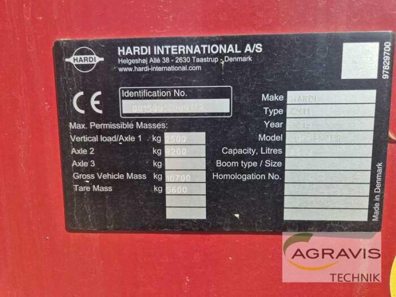 Anhängespritze tip Hardi COMMANDER 4500, Gebrauchtmaschine in Nienburg (Poză 13)