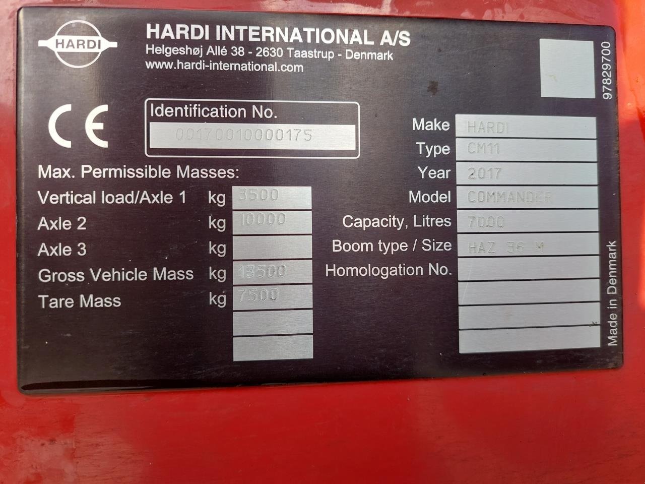 Anhängespritze типа Hardi Commander 7000i - 36 m Twin, Gebrauchtmaschine в Hammel (Фотография 16)