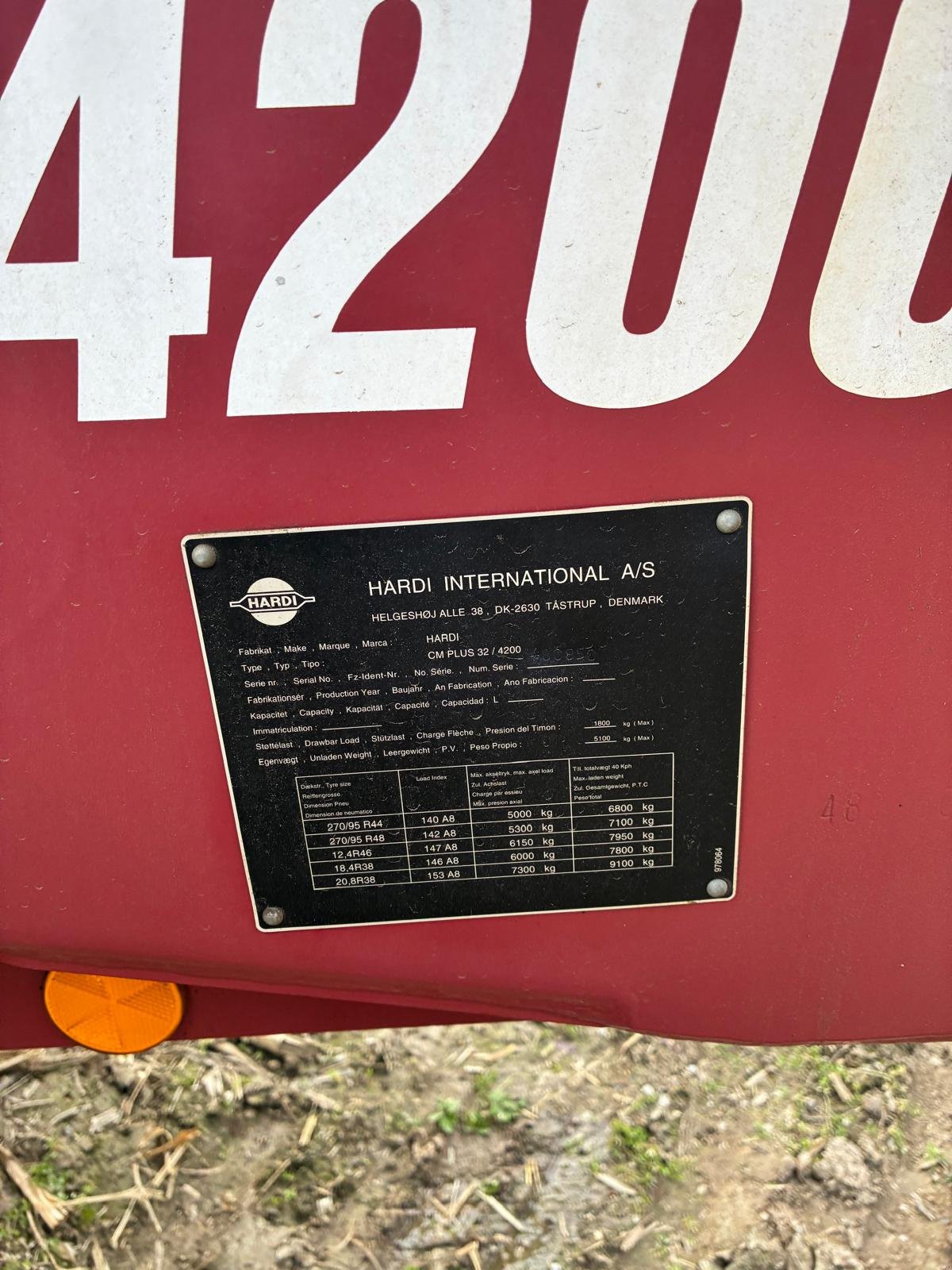 Anhängespritze del tipo Hardi Commander CM PLus 32/4200, Gebrauchtmaschine In Bodenkirchen (Immagine 9)