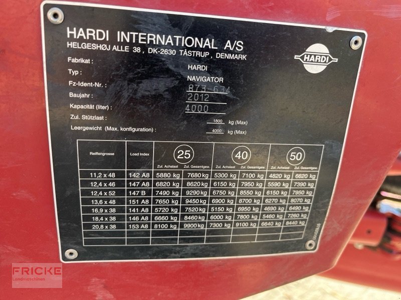 Anhängespritze of the type Hardi Navigator 4000, Gebrauchtmaschine in Bockel - Gyhum (Picture 15)