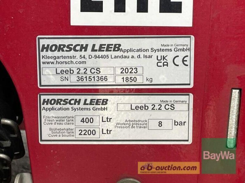 Anhängespritze of the type Horsch 2.2 CS 27M, Gebrauchtmaschine in Bamberg (Picture 5)