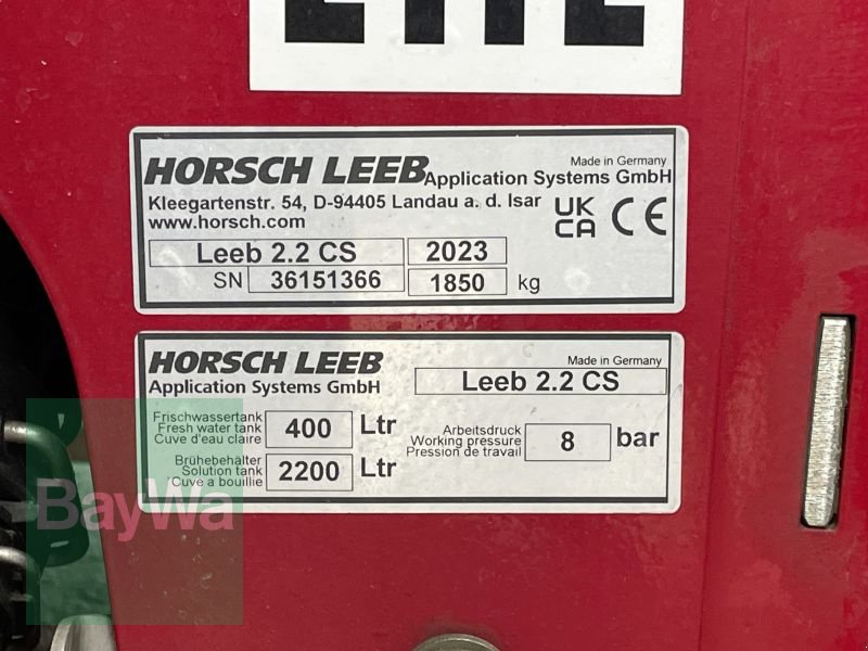 Anhängespritze des Typs Horsch 2.2 CS 27M, Gebrauchtmaschine in Bamberg (Bild 17)