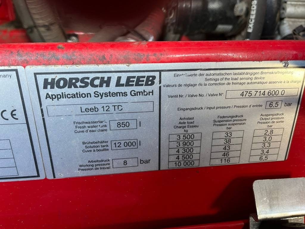 Anhängespritze of the type Horsch Leeb 12 TD, Gebrauchtmaschine in Vinderup (Picture 10)