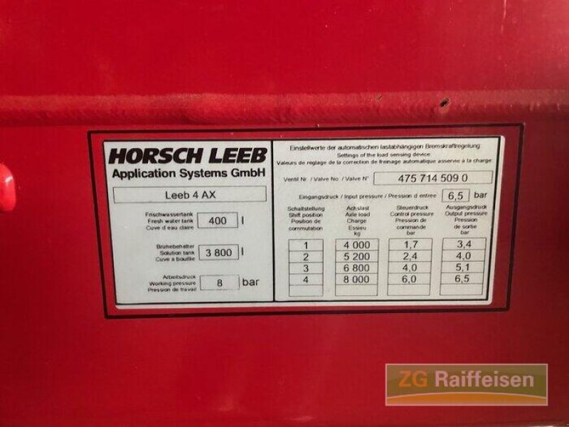 Anhängespritze del tipo Horsch Leeb 4 AX, Neumaschine In Bruchsal (Immagine 12)